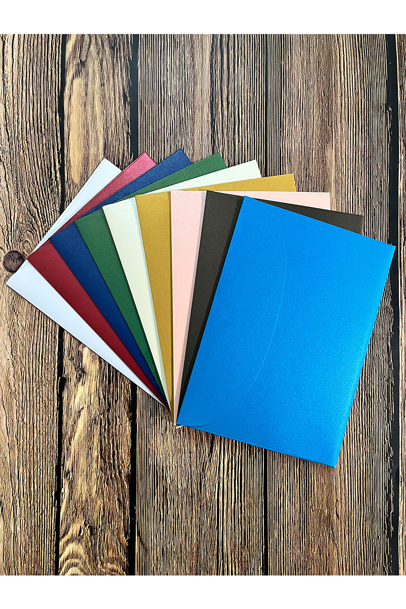 30个西式c5公司信封定做加厚珠光纸7号封套定制烫金印刷质感A4