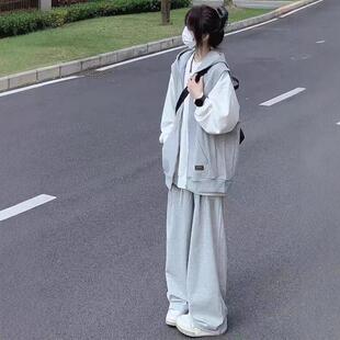大童秋季套装2024新款10岁女孩12时尚13洋气15时髦卫衣春秋初中生