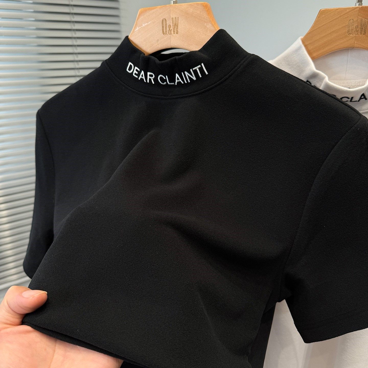 双面磨毛德绒打底衫男短袖新款冬季半高领t恤男装青年内搭中领潮,男装,T恤,淘宝优惠券,粉丝福利购,淘宝优惠卷