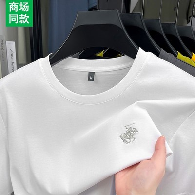 2025新款保罗正品圆领短袖t恤男