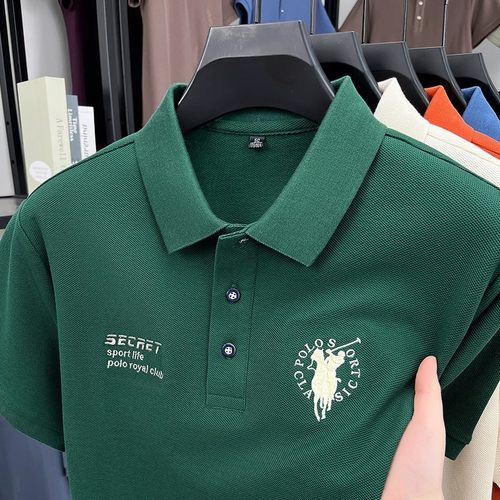 保罗正品纯棉短袖t恤男夏季新款