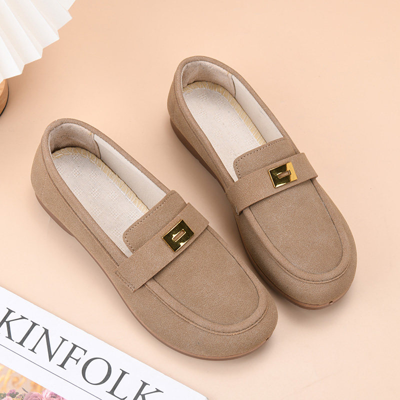 老北京布鞋女春秋新款一脚蹬乐福鞋轻便休闲豆豆鞋百搭浅口妈妈鞋,女鞋,乐福鞋（豆豆鞋）,淘宝优惠券,粉丝福利购,淘宝优惠卷