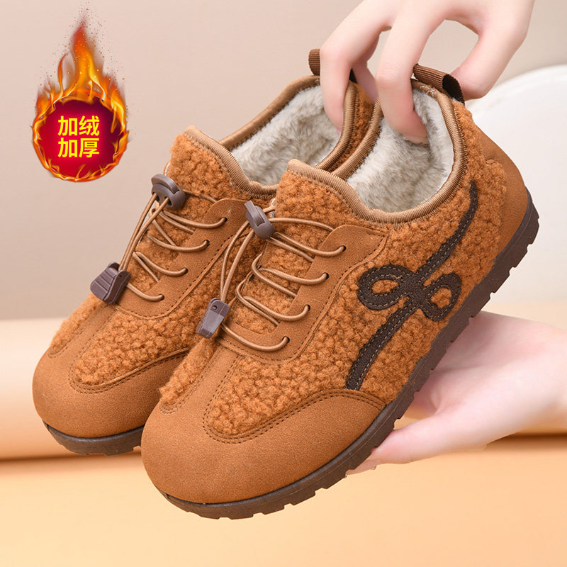 冬季老北京棉鞋女加绒保暖勃肯毛毛鞋加厚防滑妈妈棉靴软底休闲鞋,女鞋,棉鞋,淘宝优惠券,粉丝福利购,淘宝优惠卷