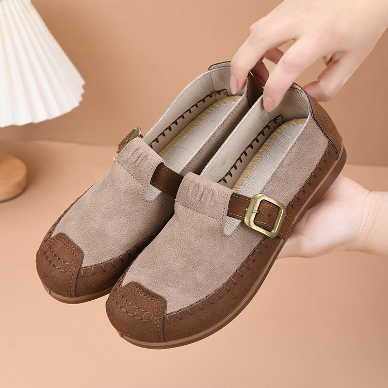 春秋老北京布鞋女新款轻便舒适妈妈单鞋平底防滑不累脚女士豆豆鞋,女鞋,乐福鞋（豆豆鞋）,淘宝优惠券,粉丝福利购,淘宝优惠卷