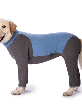 宠物衣服秋冬装秋田金毛拉布拉多中大型犬大狗衣服保暖高领四脚衣