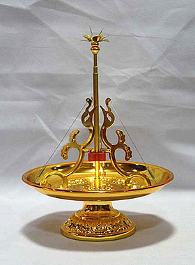 拜神电镀合金招财摆件佛具