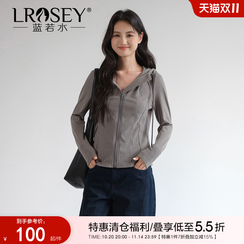 蓝若水韩版修身外套显瘦休闲上衣
