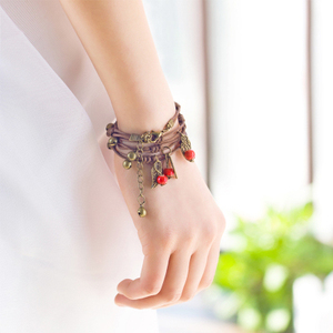 古风原创铃铛陶瓷手链