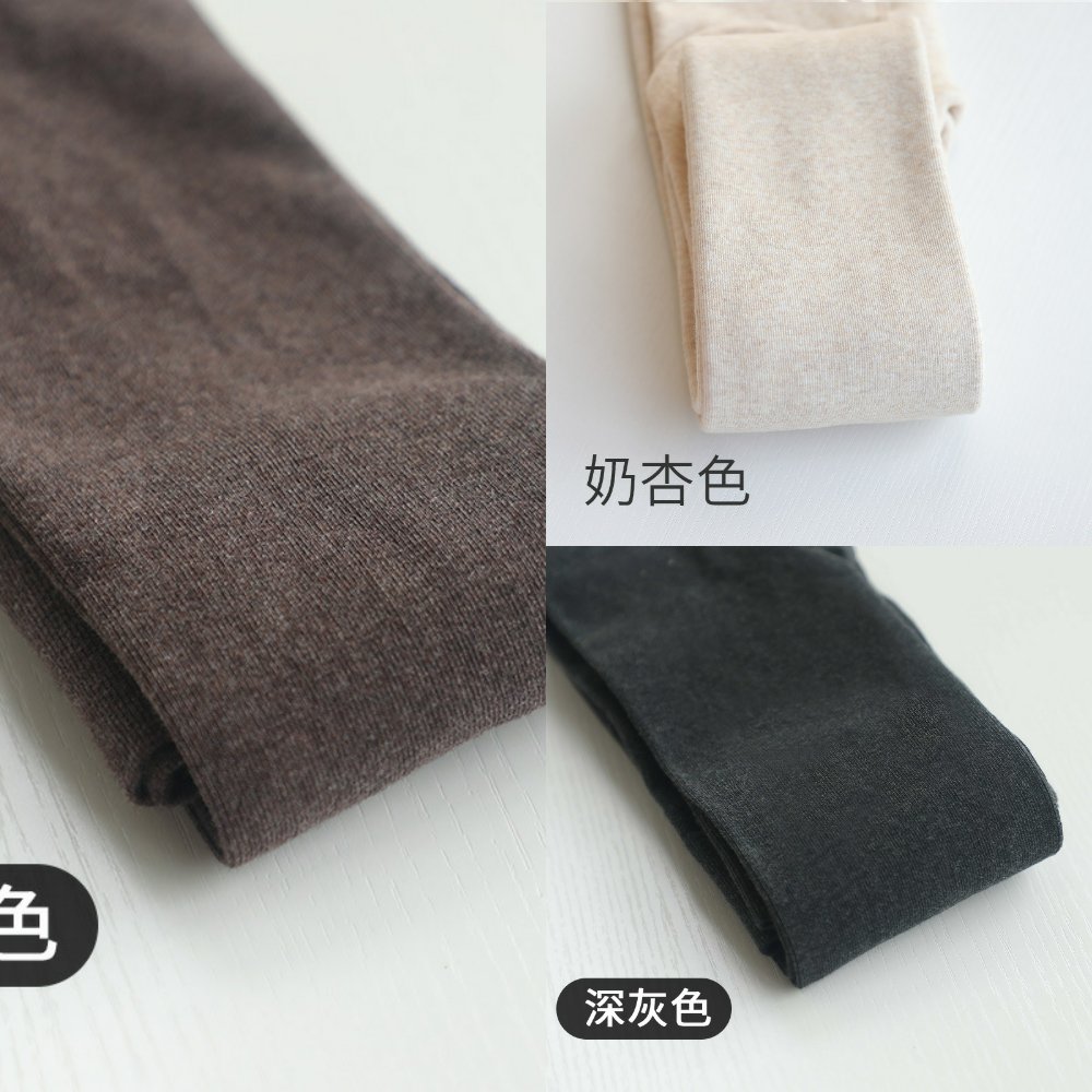 袋装春秋中厚棉燕麦米白色连裤袜收腹提臀浅色奶杏女打底裤