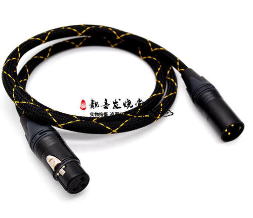 卡侬线XLR麦克风连接声卡线