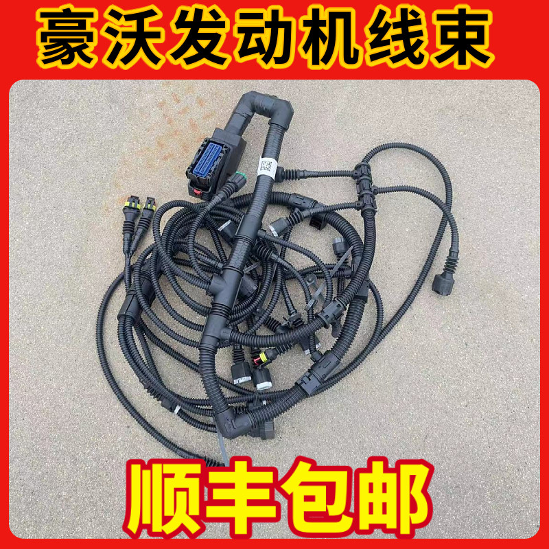 适用于重汽豪沃336/380发动机线束总成豪沃重卡车辆线束原厂配件