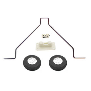 X8冲浪者固定翼泡沫飞机起落架海绵前轮支架加装改装航模机尾防刮