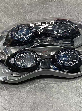 sped高清近视大框防水防雾竞技游泳镜带度数成人儿童宝贝实拍通用