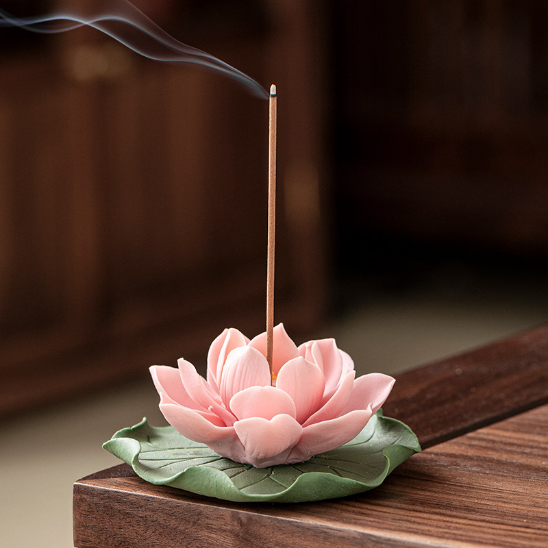 香炉家用室内香插手工莲花香座线香底座点香插香座香薰炉茶道香托,餐饮具,茶道/香炉,淘宝优惠券,粉丝福利购,淘宝优惠卷