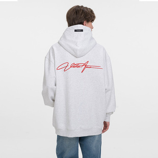 潮牌复古情侣上衣 连体字刺绣连帽重磅卫衣美式 Endweep官方店