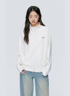 KSXN 简约百搭立领外套春秋季宽松舒弹显瘦运动上衣插肩袖夹克