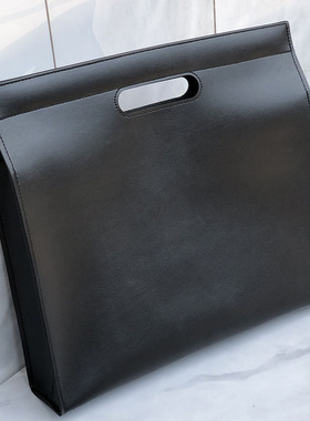 皮质大容量电脑包13英寸14女15.6男商务通勤公文包适用苹果macbookairpro华为笔记本电脑手提包16寸