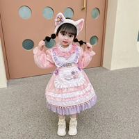 Розовая лингна Belle+Hairband+юбка