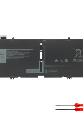 戴尔XPS 13 7390 9310 2-In-1 P103G 52TWH X1W0D 笔记本电池