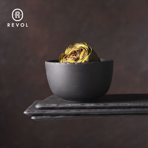 revol瓷复古大众碗进口无釉素烧