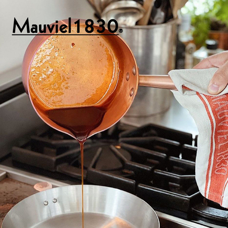 mauviel铜锅法国18cm导热快糖锅