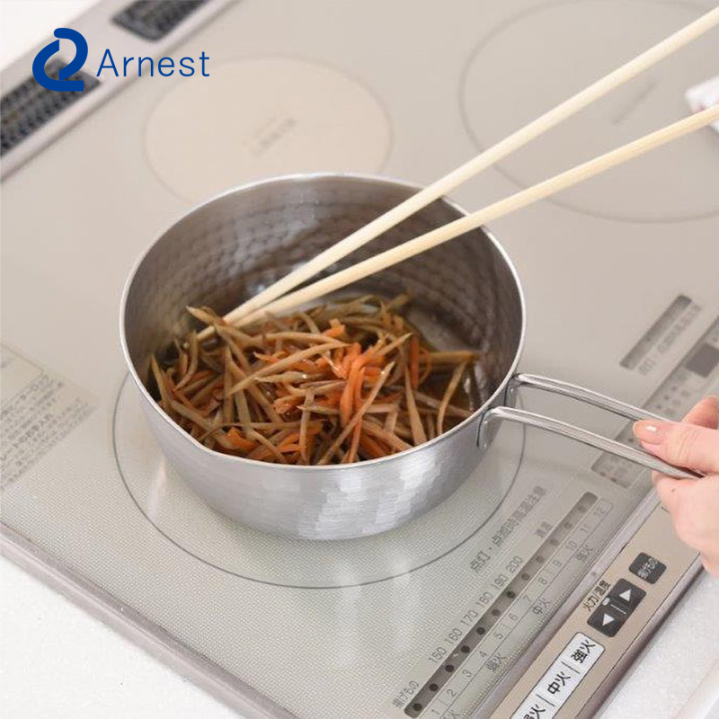 ARNEST日本进口18cm不锈钢雪平锅