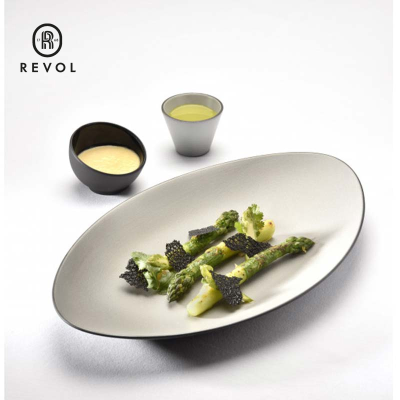 revol餐盘陶瓷大众椭圆渐变