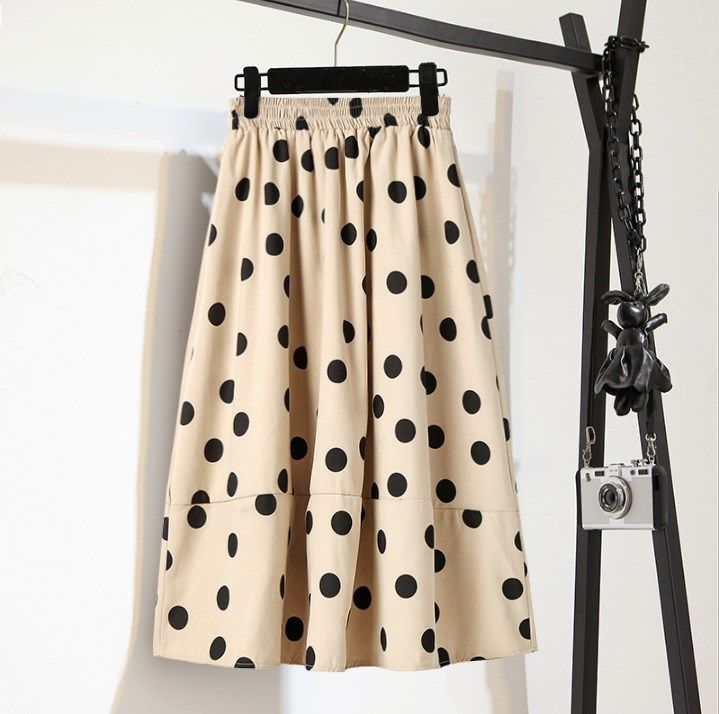 很仙的法国复古高腰a字波点半身裙女春中长款2019仙女裙子|ruв категории Женская одежда, юбка - от Buy2taobao.com для оказания профессиональной услуги покупки агента Taobao