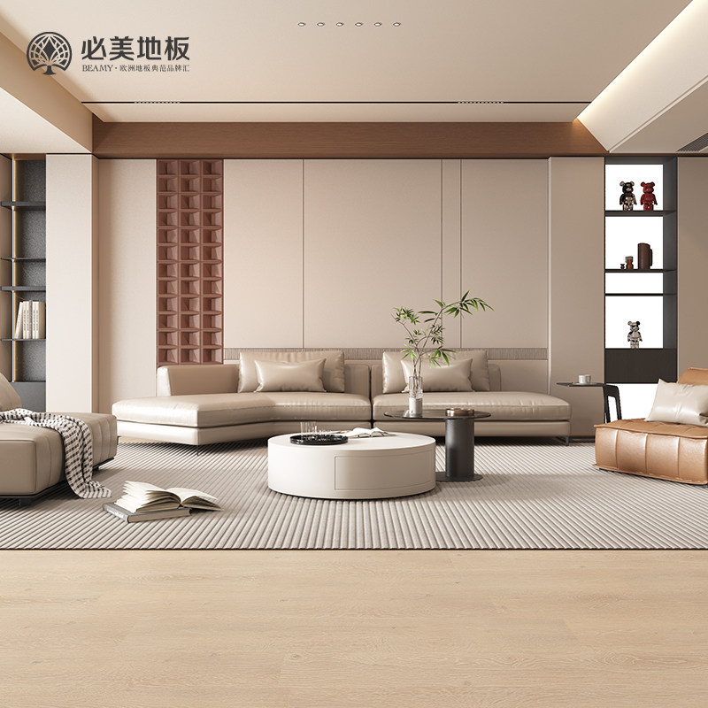 必美地板比利时原装进口原木风强化复合地板防水防污家用61140UC