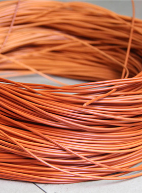 仿藤塑料藤修补藤椅 编织吊篮 视频教程 圆藤 三色 混色 多色黄色