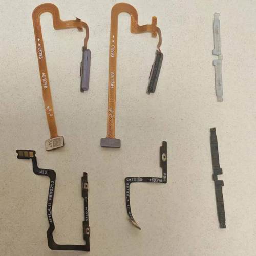 适用红米K20 K30i K30S Note9 Pro 5G 指纹解锁按键 开机音量排线