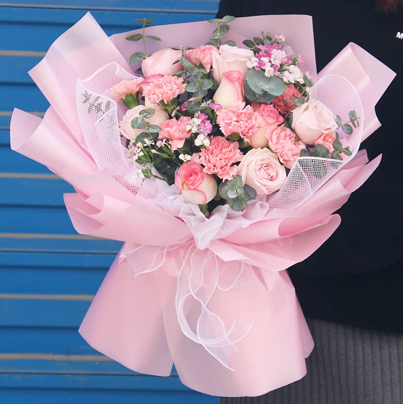 妇女节母亲节教师节康乃馨鲜花速递枣庄市峄城区台儿庄区同城上门