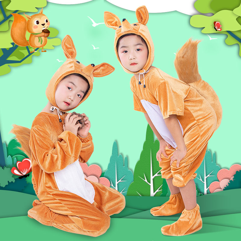 幼儿园卡通风舞蹈小动物演出服