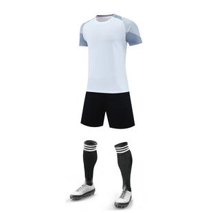 足球服套装短袖短裤训练服定制印字印号比赛服球衣训练营羽毛球服