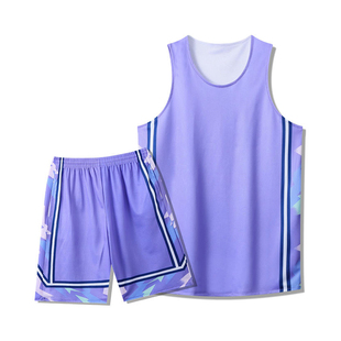 双面篮球服套装男女学生比赛队服定制双层透气两面穿背心球衣印号