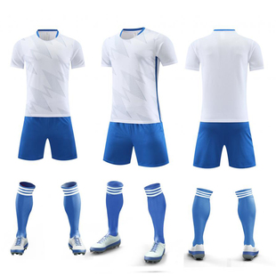 足球服套装短袖短裤训练服定制印字印号比赛服球衣训练营羽毛球服