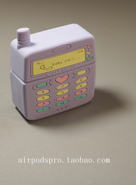 Airpodspro保护套少女心紫色BB机适用2苹果3代无线蓝牙耳机壳全包