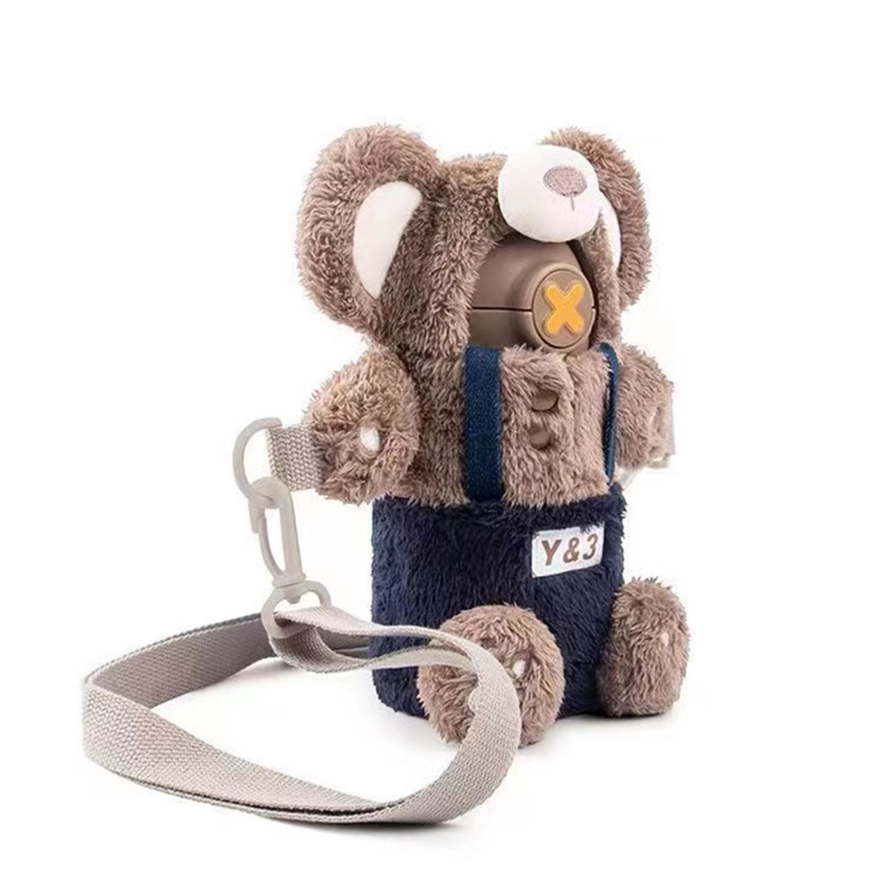 香港Y3仔仔熊觉醒保温杯可爱简约