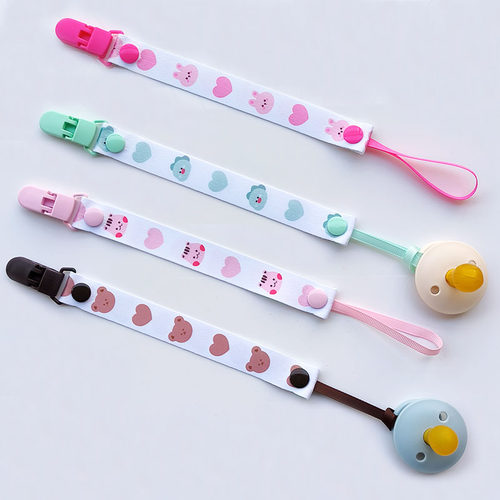 婴儿安抚奶嘴防掉链挂绳夹牙胶