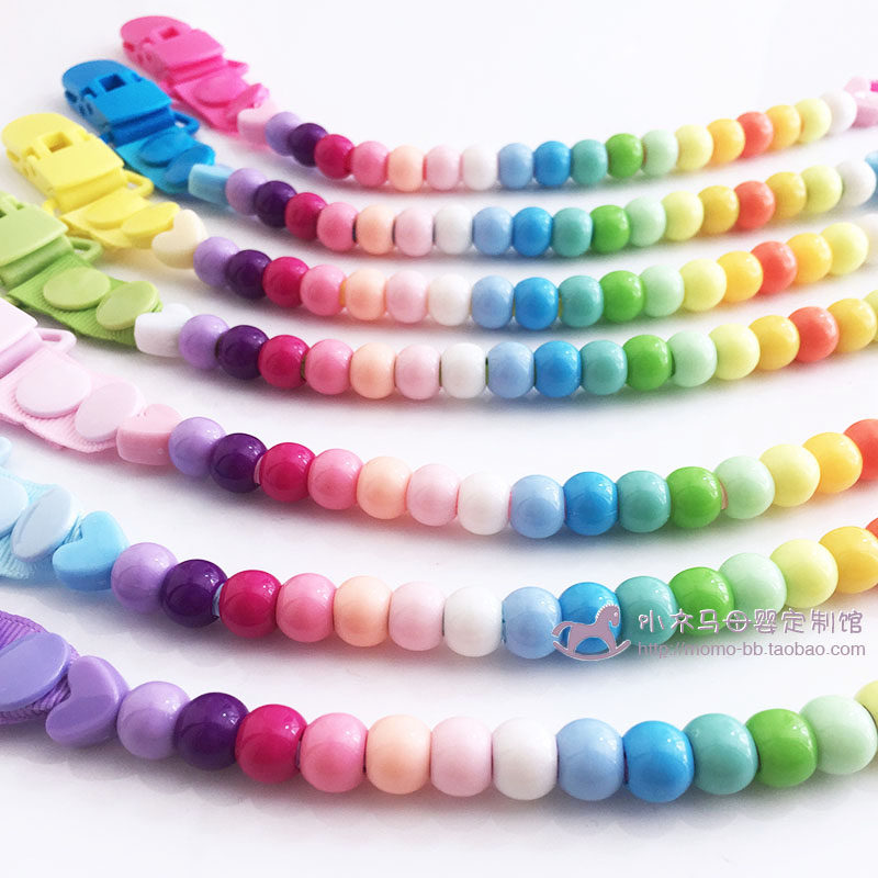 Pacifier anti-out chain Baby Toys Dental gum Lanyard Clamp customized baby Appease Pacifier chainin the Diapers/Care/Feeding/Push lathe , Nipple/Pacifiers , Pacifier chain  category - from Buy2taobao.com to provide professional Taobao agent buy service