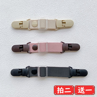 可调节背带裤 儿童大人背带防掉肩神器防溜肩吊带夹子ins风 防掉夹