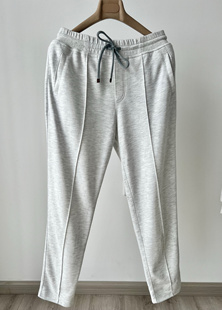 运动休闲裤 直筒裤 型 95%棉 意式 珠地内里 5%氨纶 风格