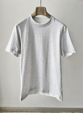 BC男装 意式男装 假两件长绒棉短袖