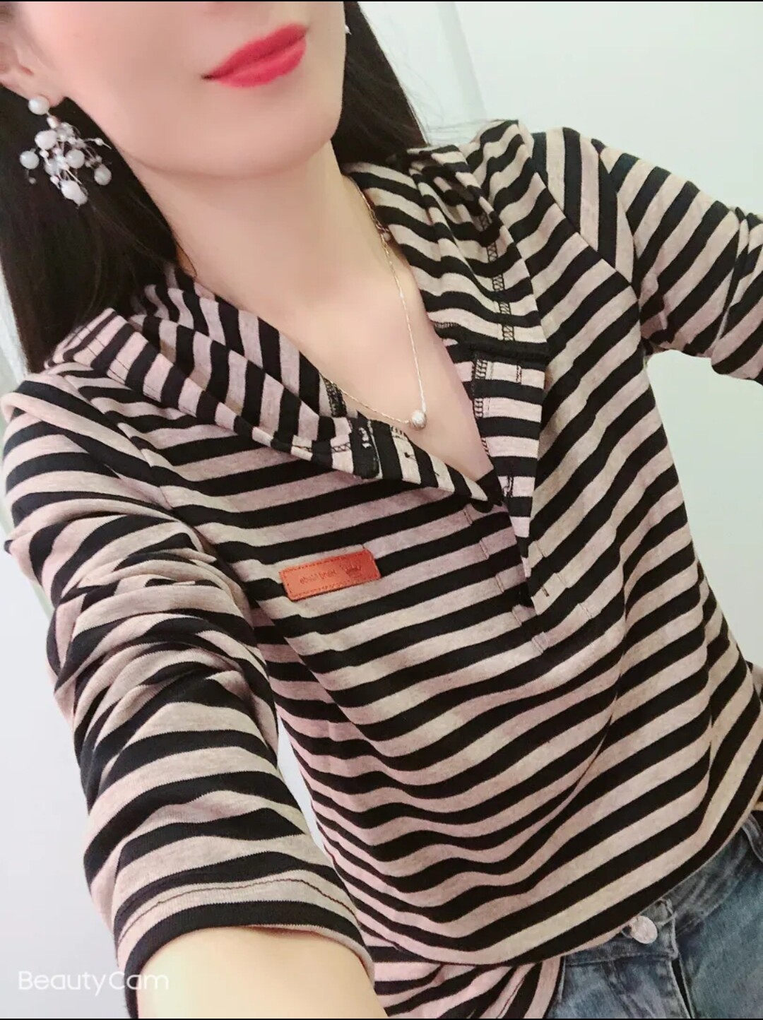 条纹卫衣女2023春秋新款时尚T恤