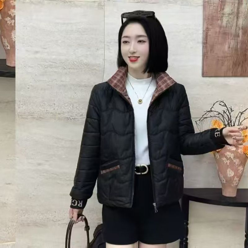 立领轻薄羽绒棉衣棉服女装冬季2025年爆款新款短款小棉袄夹棉外套
