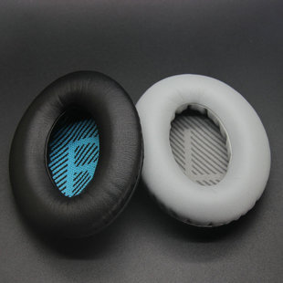 QC35耳机海绵垫耳机套qc35ii 适用博士BOSE 耳罩皮耳套耳帽头梁配件 AE2 QC2 QC35二代耳机罩海绵套QC25 QC15