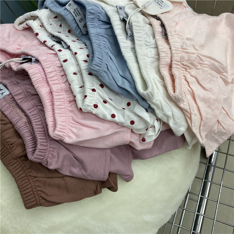 夏装新款女童耳边柔软短裤可爱