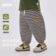 子简约春季 儿童裤 新款 男宝长裤 潮流 嘟嘟家男童条纹休闲裤 春款 春装