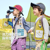 婴幼儿坎肩春装 衣服女童童装 背心男童新款 嘟嘟家宝宝马甲儿童春季