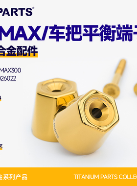 SPARTS斯坦 XMAX300车把平衡端子 钛合金螺丝 适配雅马哈摩托改装
